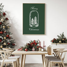 Load image into Gallery viewer, Red Green Christian Christmas Bible Verse Wall Art (Choose your Print) 13-221