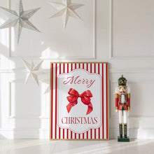 Load image into Gallery viewer, Set of 6 Red Green Christian Christmas Wall Art Bundle 13-222