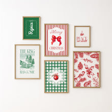 Load image into Gallery viewer, Set of 6 Red Green Christian Christmas Wall Art Bundle 13-222