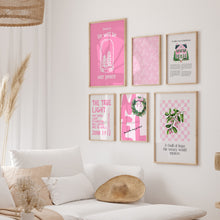 Load image into Gallery viewer, Pink Christian Christmas Bible Verse Wall Art (Choose your Print) 13-213