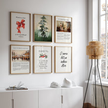 Load image into Gallery viewer, Set of 6 Vintage Christian Christmas Wall Art Prints 13-209