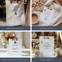 Load image into Gallery viewer, Editable Korean First birthday boy party template bundle 3031