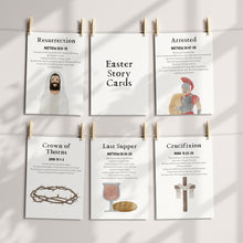 Load image into Gallery viewer, Editable Easter Bible verse flash card printable, Christian Home school, 5x7 card, Resurrection day scripture, Sunday school activity