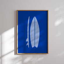 Load image into Gallery viewer, Watercolor boho blue boys coastal surf gallery wall art prints 07-26701