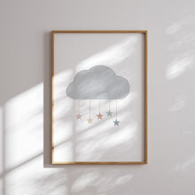 Load image into Gallery viewer, Watercolor boho pastel rainbow color gallery wall art print 07-26411