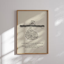Load image into Gallery viewer, Bible sketch scene scripture gallery wall art