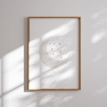 Load image into Gallery viewer, Watercolor boho pastel rainbow color gallery wall art print 07-26407