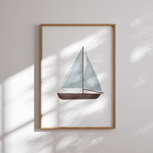 Load image into Gallery viewer, Blue transportation boys room set of 6 gallery wall art prints 07-24801