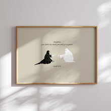 Load image into Gallery viewer, Bible sketch scene scripture gallery wall art