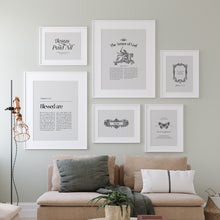 Load image into Gallery viewer, Aesthetic Vintage Christian bible verse gallery set of 6 art prints