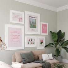 Load image into Gallery viewer, Pink blue aesthetic trendy bible verse gallery wall art prints
