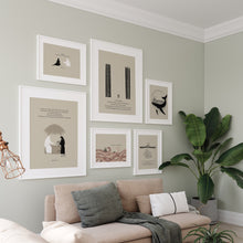 Load image into Gallery viewer, Bible sketch scene scripture gallery wall art