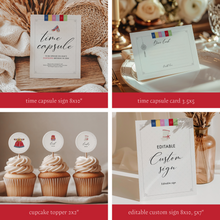 Load image into Gallery viewer, Editable Korean First birthday girl party template bundle 3032