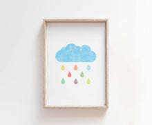 Load image into Gallery viewer, Watercolor colorful you are my sunshine set of 3 art prints 07-50