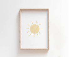 Load image into Gallery viewer, Watercolor pastel you are my sunshine set of 3 art prints 07-50