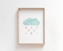 Load image into Gallery viewer, Watercolor pastel you are my sunshine set of 3 art prints 07-50