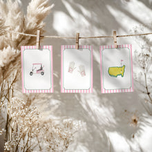 Load image into Gallery viewer, 0313 pink golf birthday decoration template
