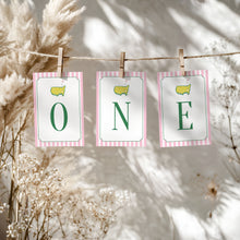 Load image into Gallery viewer, 0313 pink golf birthday decoration template