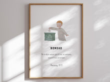 Load image into Gallery viewer, set of 9 fruit of the spirit in Spanish art prints 07-194