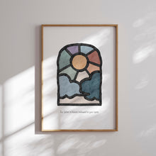 Load image into Gallery viewer, set of 6 boho Christian boho the lords prayer art prints2 07-222