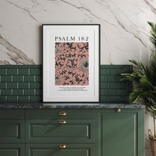 Load image into Gallery viewer, Vintage patter Psalm set of 3 art prints