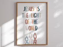Load image into Gallery viewer, set of 6 boho Christian kids bible verse art prints 07-20101