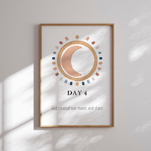 Load image into Gallery viewer, Set of 8 boho Christian kids creation art prints2 07-21602