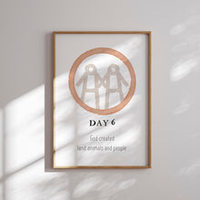 Load image into Gallery viewer, Set of 8 boho Christian kids creation art prints2 07-21602