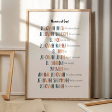 Load image into Gallery viewer, Name of God art print 07-230