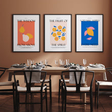 Load image into Gallery viewer, Modern fruits bible verse art prints