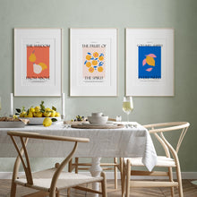Load image into Gallery viewer, Modern fruits bible verse art prints