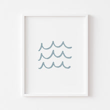 Load image into Gallery viewer, Watercolor boho coastal sea sun wand set of 4 art print 07-102