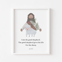 Load image into Gallery viewer, set of 6 Biblical Christian kids art prints 07-175