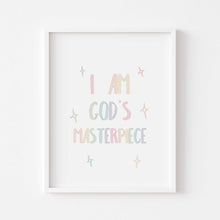 Load image into Gallery viewer, set of 6 pastel Christian kids bible verse art prints 07-182