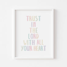 Load image into Gallery viewer, set of 6 pastel Christian kids bible verse art prints 07-182