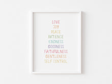 Load image into Gallery viewer, Watercolor pastel Christian kids bible verse set of 3 art prints 07-4042