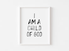 Load image into Gallery viewer, Watercolor black Christian kids bible verse set of 3 art prints 07-4042