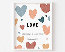 Load image into Gallery viewer, Boho set of 9 fruit of the spirit art prints 2 07-197