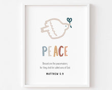 Load image into Gallery viewer, Boho set of 9 fruit of the spirit art prints 07-195