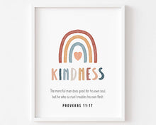 Load image into Gallery viewer, Boho set of 9 fruit of the spirit art prints 07-195