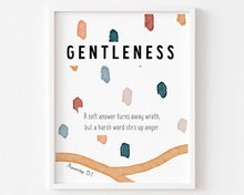 Load image into Gallery viewer, Boho set of 9 fruit of the spirit art prints 2 07-197