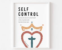 Load image into Gallery viewer, Boho set of 9 fruit of the spirit art prints 2 07-197