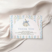 Load image into Gallery viewer, 2019 blue floral Grandmillennial pattern pumpkin mini set