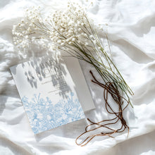 Load image into Gallery viewer, Corjl editable blue tolie de jouy baby in bloom 2 2015