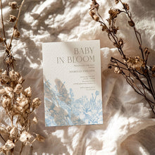 Load image into Gallery viewer, Corjl editable blue tolie de jouy baby in bloom 2 2015