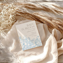 Load image into Gallery viewer, Corjl editable blue tolie de jouy baby in bloom 2 2015