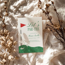 Load image into Gallery viewer, 0311 golf let's par-tee invitation template