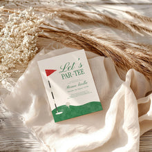 Load image into Gallery viewer, 0311 golf let's par-tee invitation template