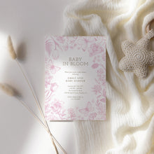 Load image into Gallery viewer, Corjl editable pink tolie de jouy baby in bloom 2015