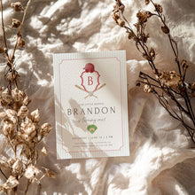 Load image into Gallery viewer, 0314 red blue baseball monogram birthday template